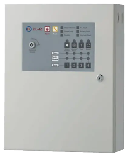 [Security] Tronica 4 zone Fire alarm control panel 